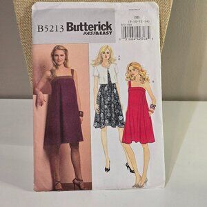 Vintage Butterick Fast & Easy A Line Dress Pattern Sizes 8 through 14